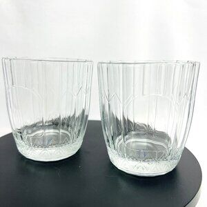 Vintage Whiskey Glasses Von Pok Cocktail Liquor Barware Made in Italy 2 pcs